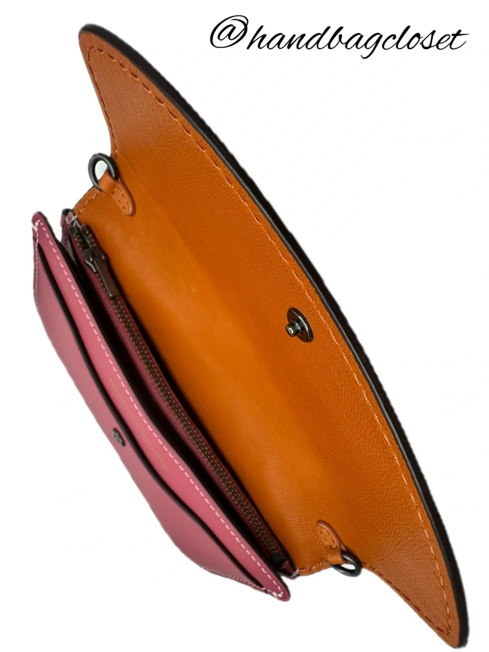 Coach 1941 Pink Glovetanned Clutch Wristlet Wallet